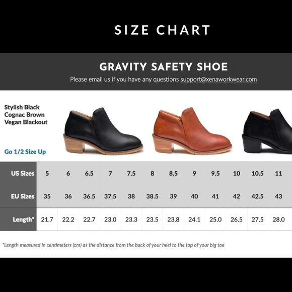 Xena Gravity Safety Steel Toe Work Boots in Black Leather Size 37/6.5US - Picture 7 of 10